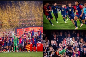 华体会-特尔施特根社媒庆夺冠：巴萨是冠军！这是属于我们的奖杯！